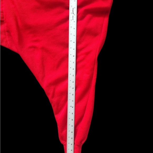 Cozy Red Button-Up Cardigan - Picture 3 of 7